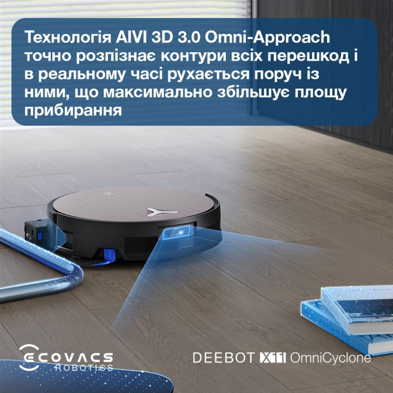 Робот-пилосос Ecovacs Deebot X11 Cyclone