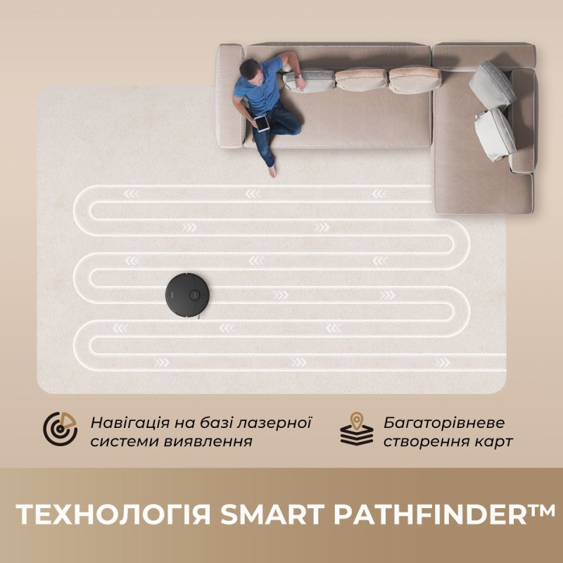 Робот-пилосос DREAME D20 WHITE (RLD35GA)