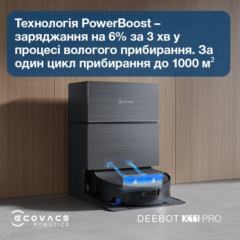 Робот-пилосос ECOVACS Deebot X11 Pro Omni (DEX99-1 BLACK)