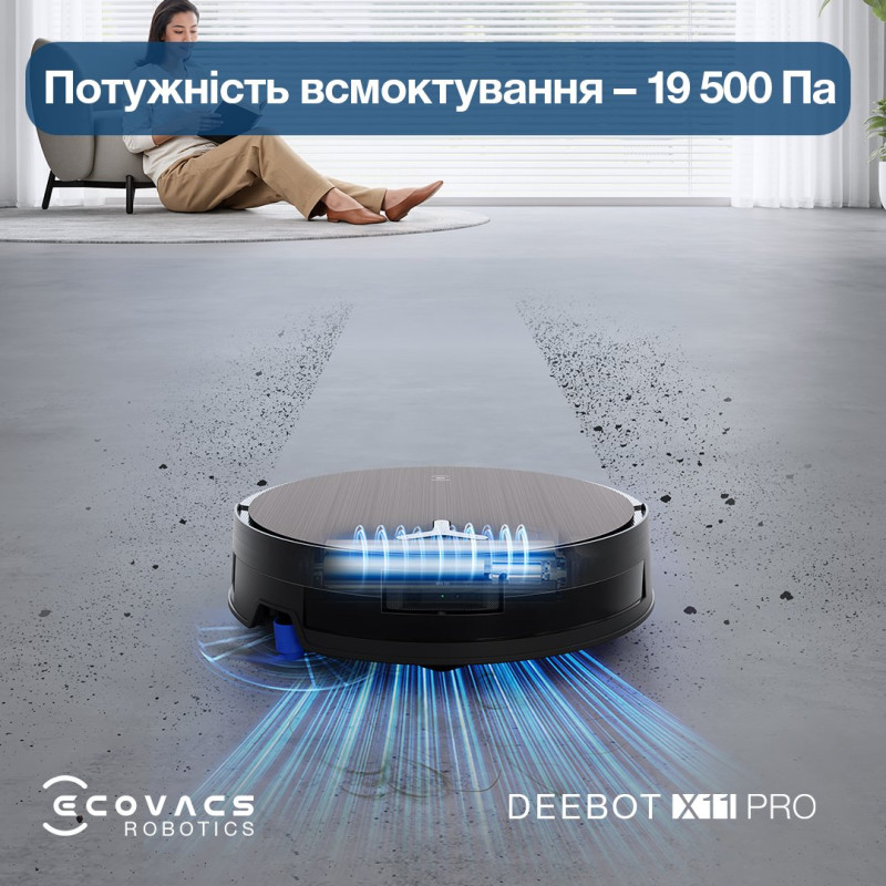 Робот-пилосос ECOVACS Deebot X11 Pro Omni (DEX99-1 BLACK)