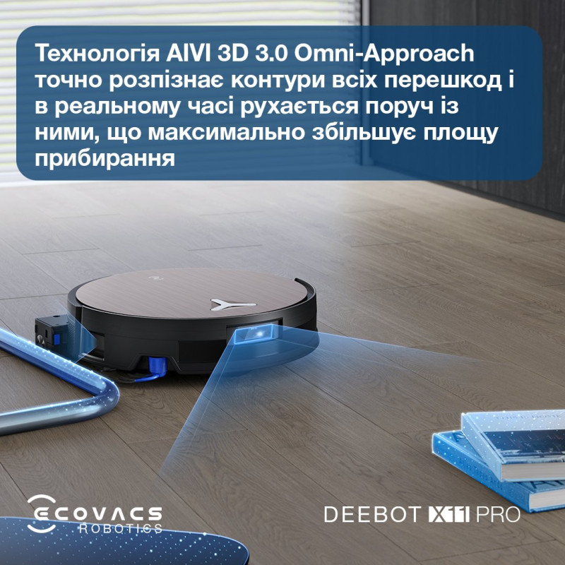Робот-пилосос ECOVACS Deebot X11 Pro Omni (DEX99-1 BLACK)
