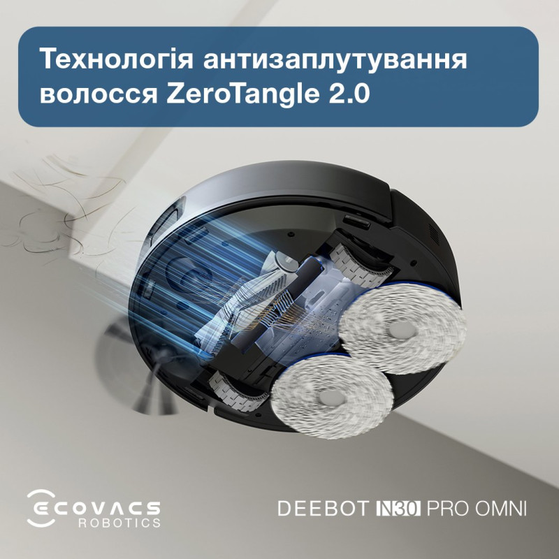 Робот-пилосос ECOVACS DEEBOT N30 PRO YDLX11-1 BLACK