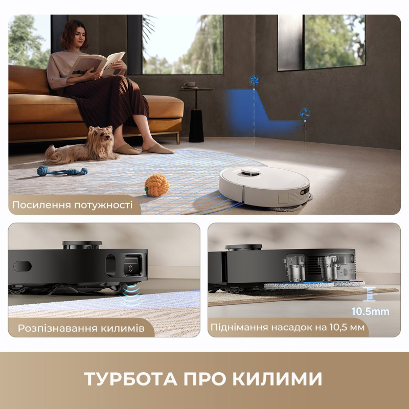 Робот-пилосос Dreame Bot L40 Ultra CE White (RLD52SE-Wh)