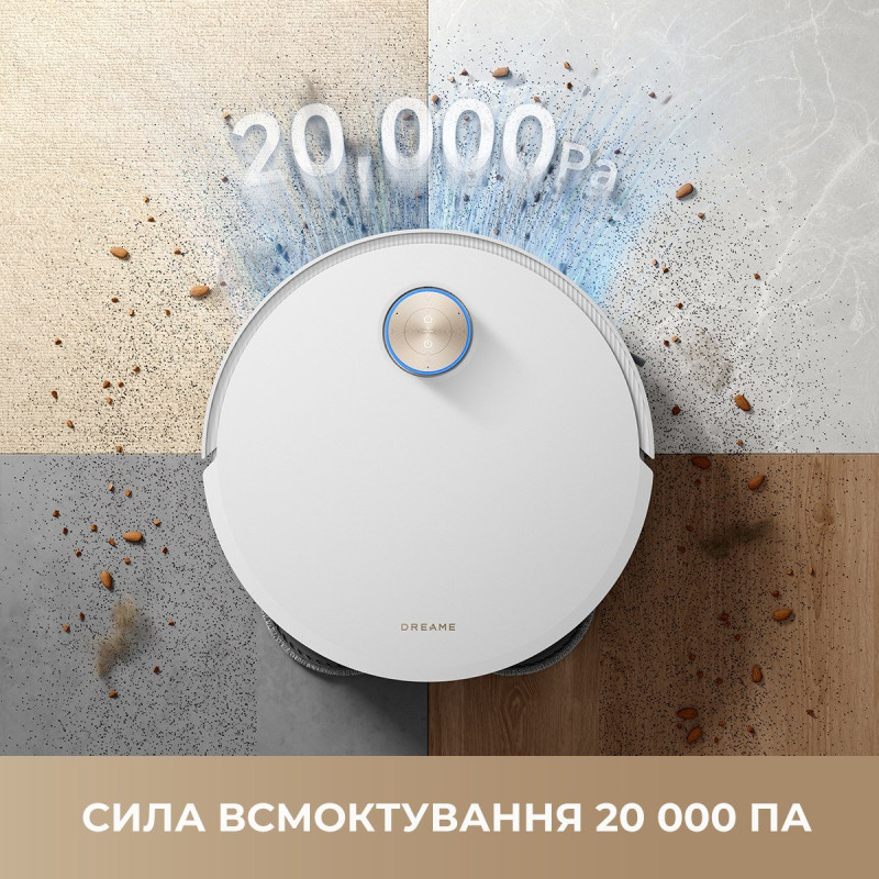 Робот-пилосос Dreame X50 Ultra Complete White (RLX85CE-4-WH)