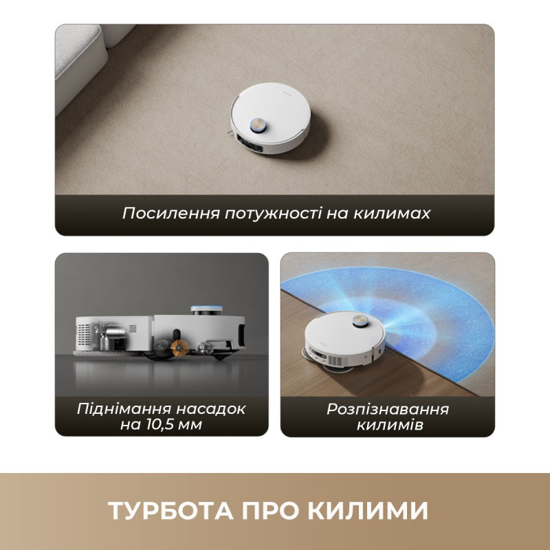 Робот-пилосос Dreame X50 Ultra Complete White (RLX85CE-4-WH)