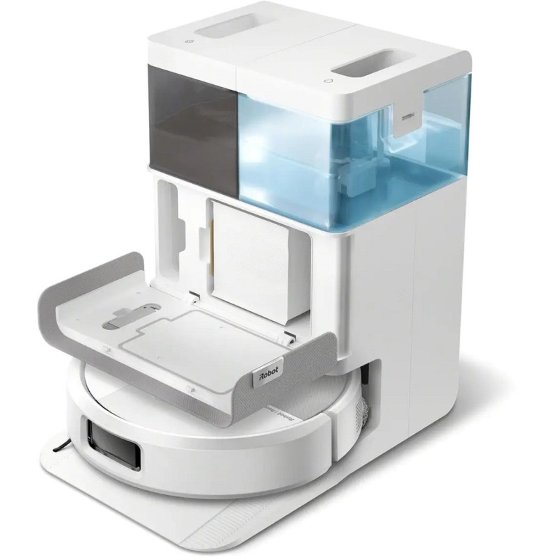 Робот-пилосос з вологим прибиранням iRobot Roomba Combo 505+ AutoWash dock White (N185240)