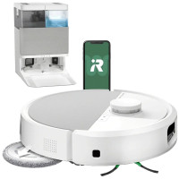 Робот-пилосос з вологим прибиранням iRobot Roomba Combo 505+ AutoWash dock White (N185240)