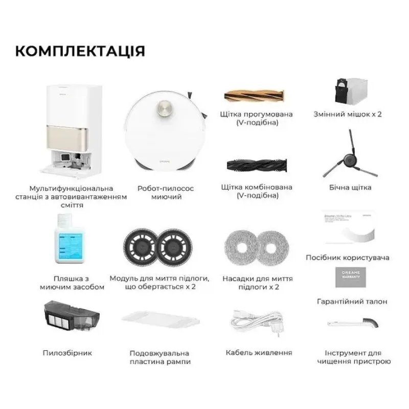 Робот-пилосос Dreame Robot Vacuum L50 Ultra