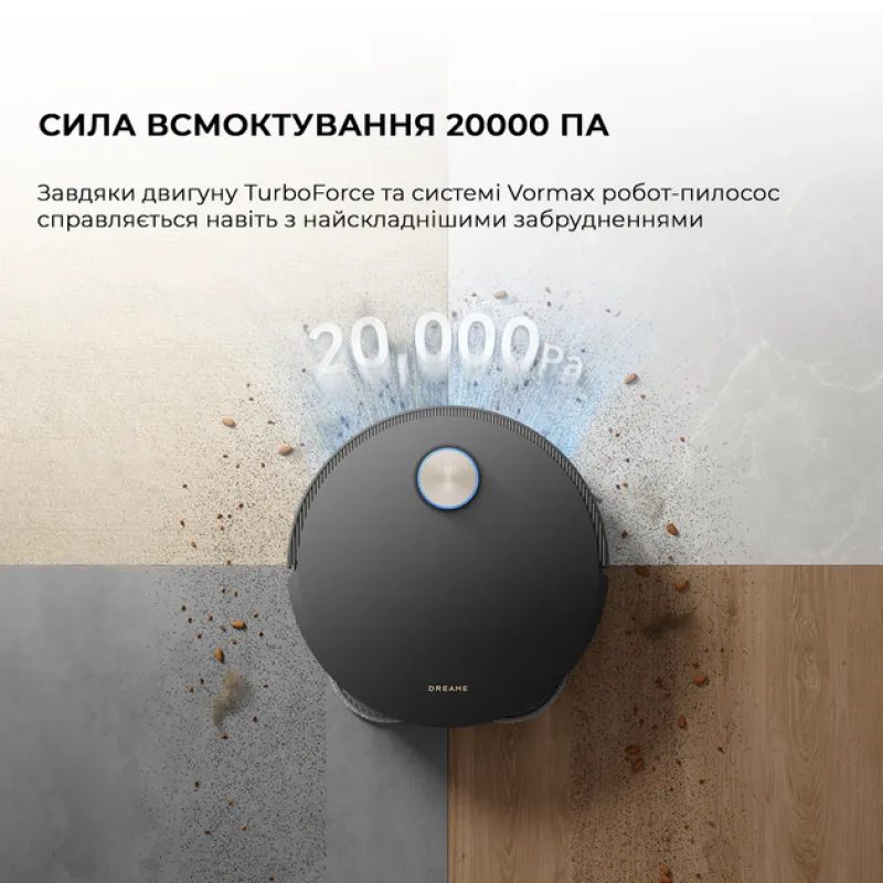 Робот-пилосос Dreame Robot Vacuum X50 Ultra Complete Black