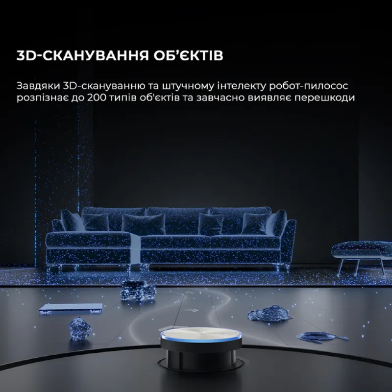 Робот-пилосос Dreame Robot Vacuum X50 Ultra Complete Black