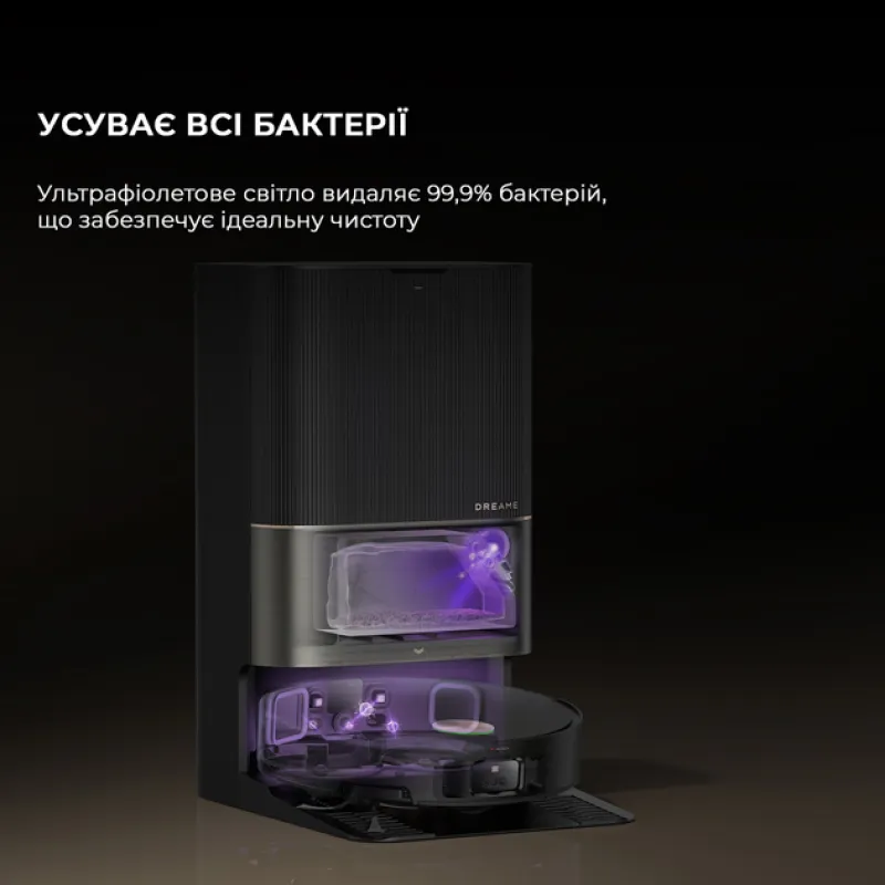 Робот-пилосос Dreame Robot Vacuum X50 Ultra Complete Black