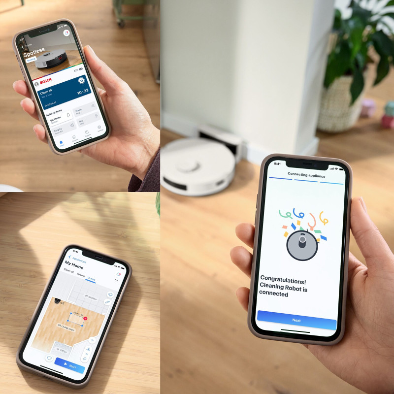 Робот-пилосос Bosch Spotless BCRC1W