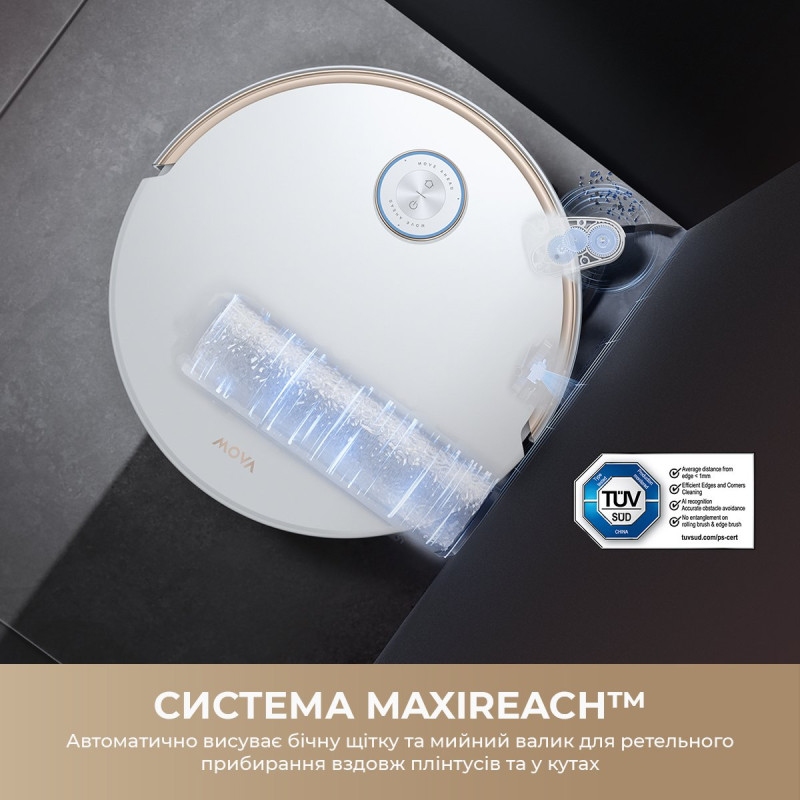 Робот-пилосос Mova S70 Ultra Roller Black (RLZ52EE-Bl)