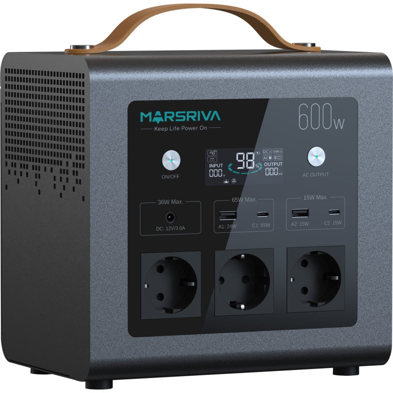 Зарядна станція Marsriva MP6 Plus 600Вт