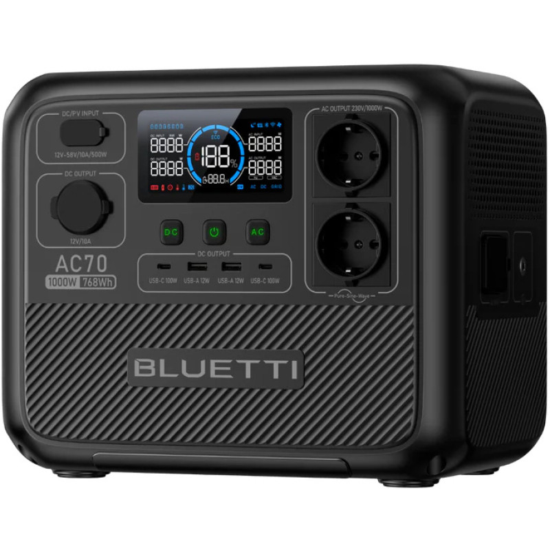 Зарядна станція Bluetti AC70 1000W 768WH
