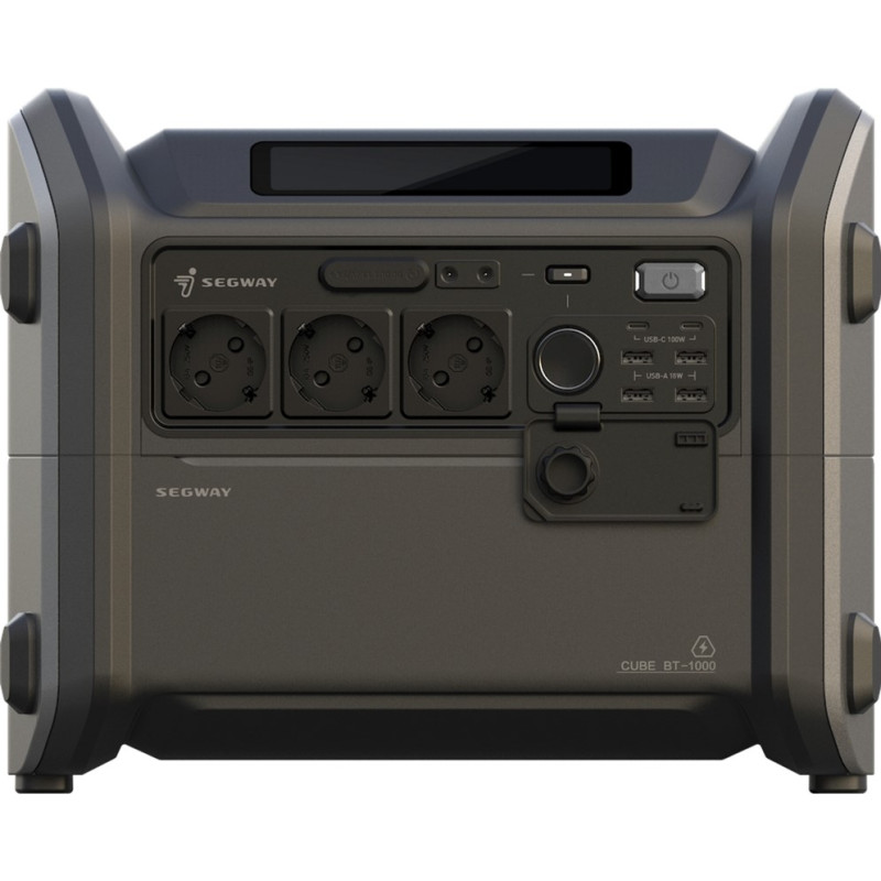 Зарядна станція Segway Cube 1000 / 2200 Вт / 1024 Вт/год / LiFePO4 + Сонячна панель 2E 300W 