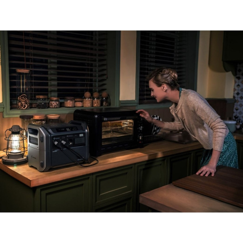 Зарядна станція Segway Cube 1000 / 2200 Вт / 1024 Вт/год / LiFePO4 + Сонячна панель 2E 300W 