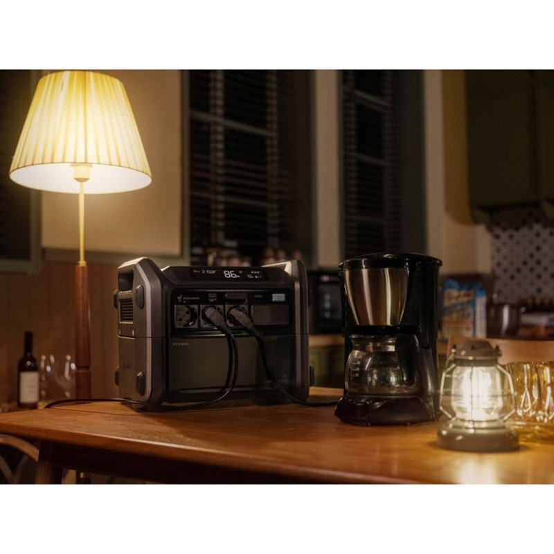 Зарядна станція Segway Cube 1000 / 2200 Вт / 1024 Вт/год / LiFePO4 + Сонячна панель 2E 300W 