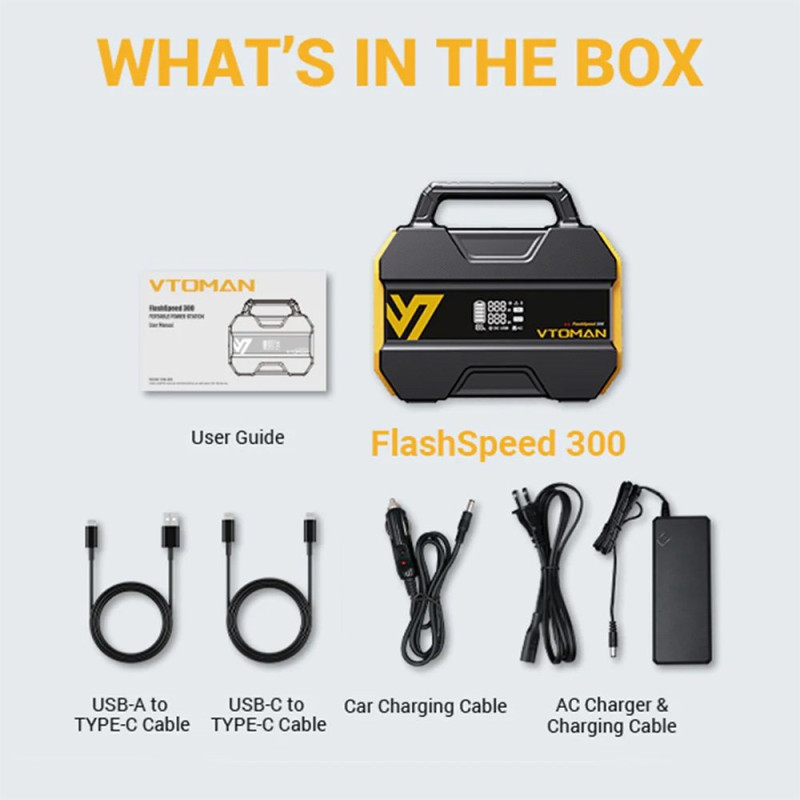Зарядна станція Vtoman FlashSpeed 300 230Wh (FlashSpeed 300)