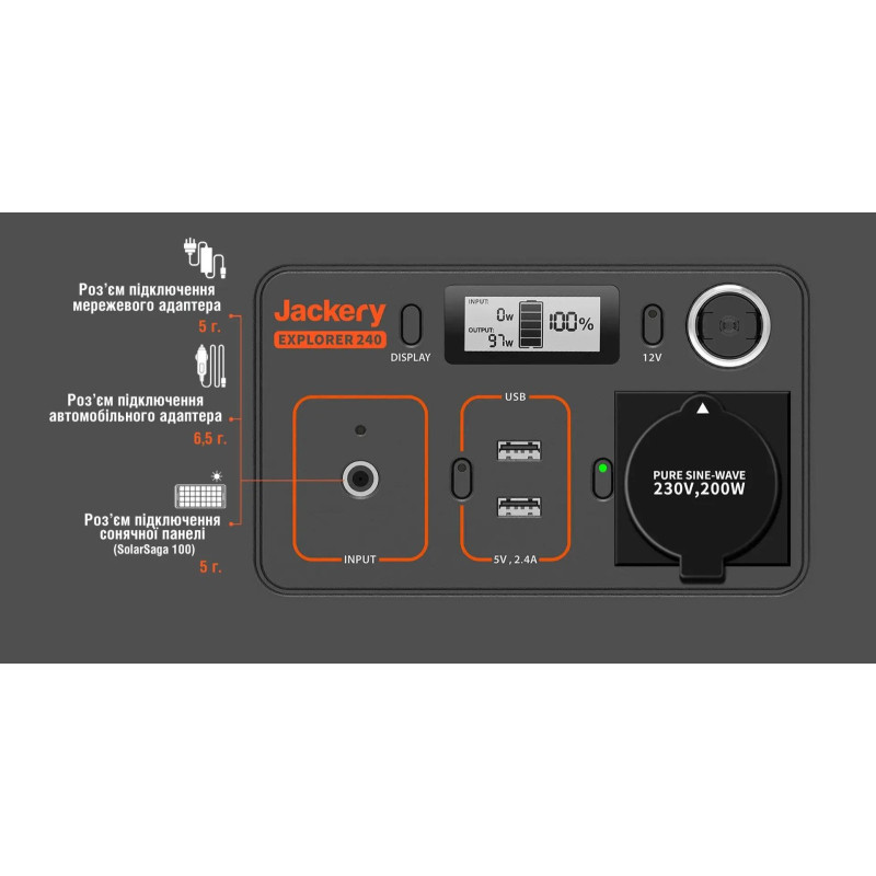 Зарядна станція Jackery Explorer 240V2 (21-0001-000213)