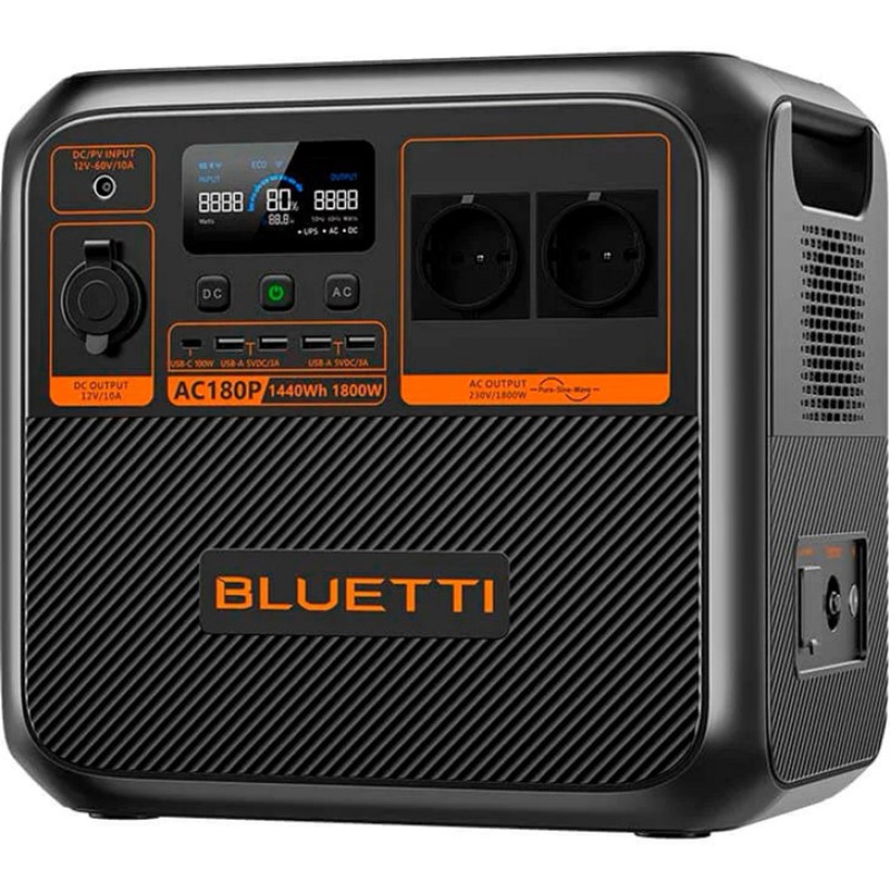Зарядна станція Bluetti AC180P 1440Wh 1800W