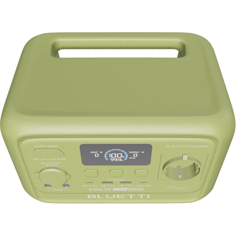 Зарядна станція BLUETTI Elite 30 V2, 600W, 288Wh (EL30V2)