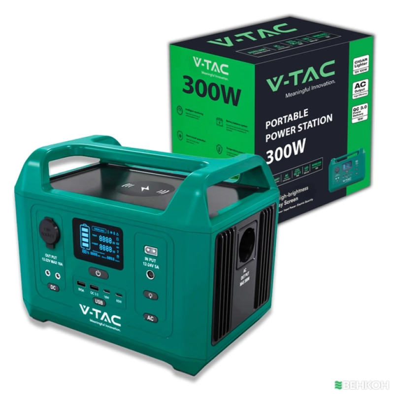 Зарядна станція V-TAC 300W 288Wh (VT-303N)