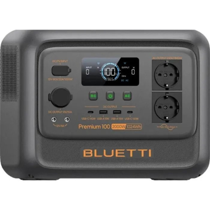 Зарядна станція BLUETTI Premium 100 V2 2000W 1024Wh (PR100V2)
