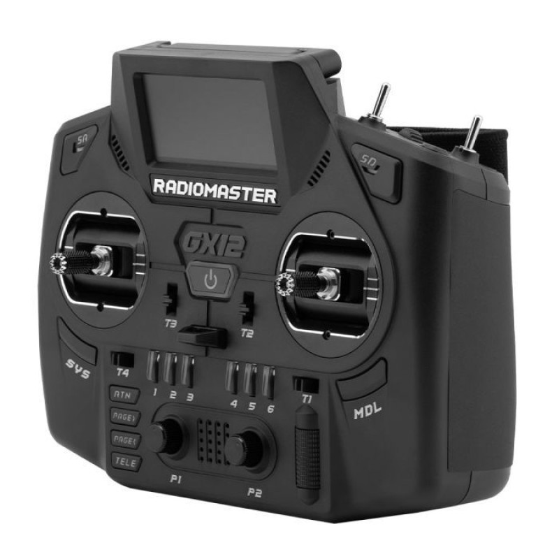 Пульт для дрону RadioMaster GX12 radio ExpressLRS Edge XT M2 (HP0157.0094-BLK)
