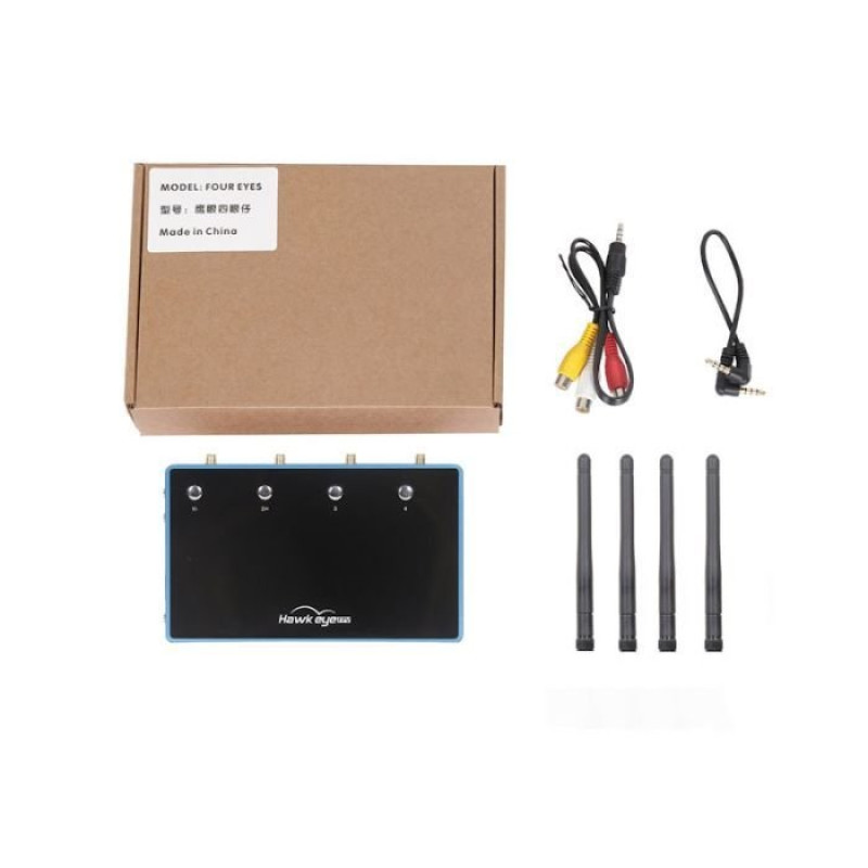 Відеоприймач (VRX) Hawkeye 4 eyes 5.8G 4CH in 1 HDMI AV output box (H4E4)