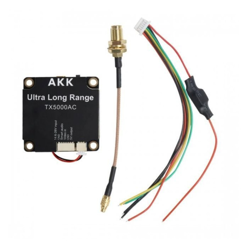 Відеопередавач (VTX) AKK Ultra Long Range 5W 4.9G-6G 96CH (TX5000AC)