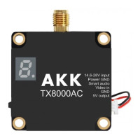 Відеопередавач (VTX) AKK Ultra Long Range 8W 4.9G-6G 96CH (TX8000AC)