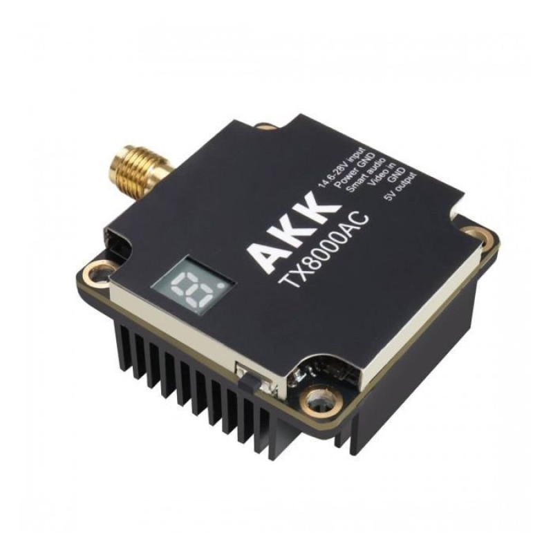 Відеопередавач (VTX) AKK Ultra Long Range 8W 4.9G-6G 96CH (TX8000AC)
