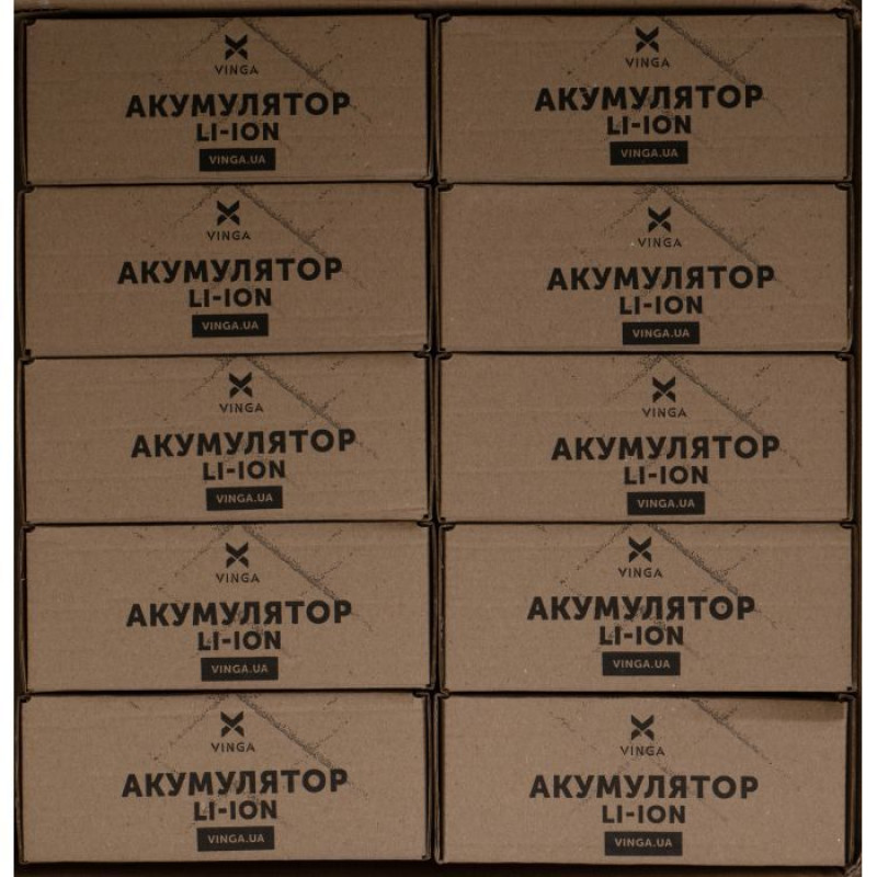 Акумуляторний блок Vinga Li-ion 6S3P 16500mAh коробка 10 шт. (JHY Li-Ion 21700 5500mAh) (V6S3P-10PCS-16500MAH)