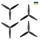 Пропелер для дрону PROP UA CF10х5x3 2СW+2CCW (GF10х5)