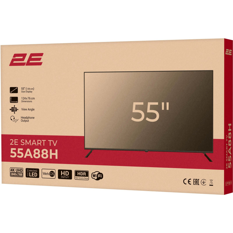 Телевізор 2E 2E-55A88H