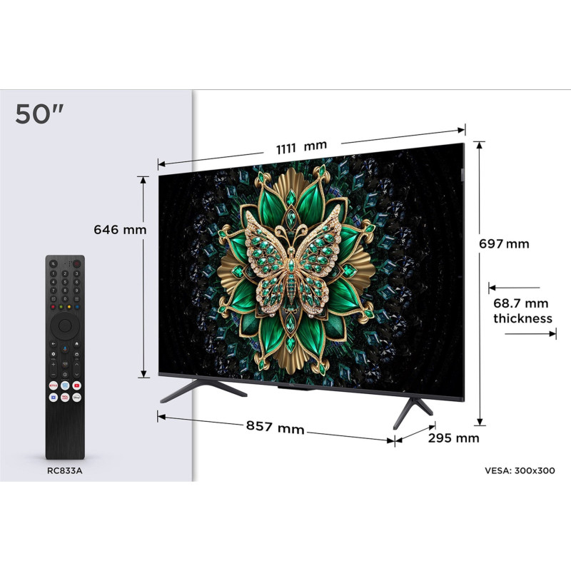 Телевізор TCL 50C6K