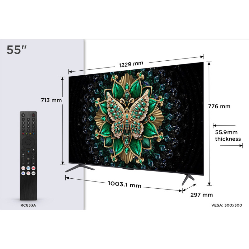 Телевізор TCL 55C6K