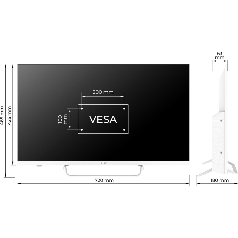 Телевізор Kivi 32F760QW