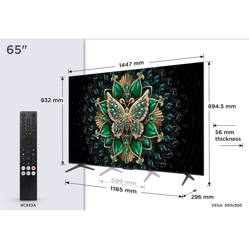 Телевізор TCL 65C6K