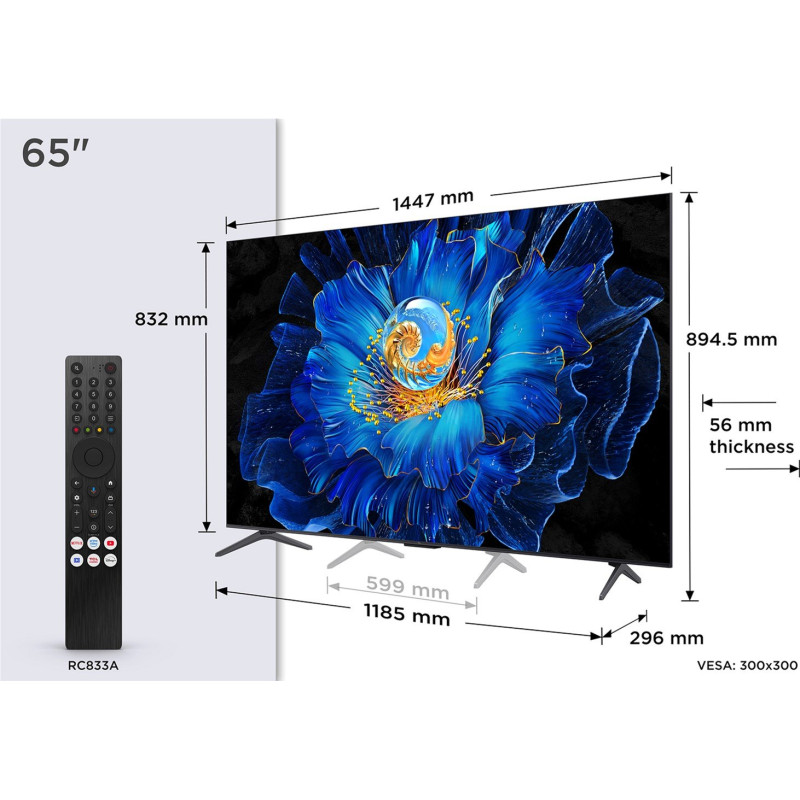 Телевізор TCL 65C6KS