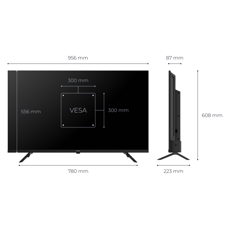 Телевізор KIVI 43U800KB