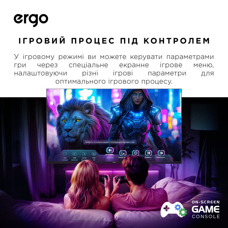 Телевізор ERGO 50JUQ7500