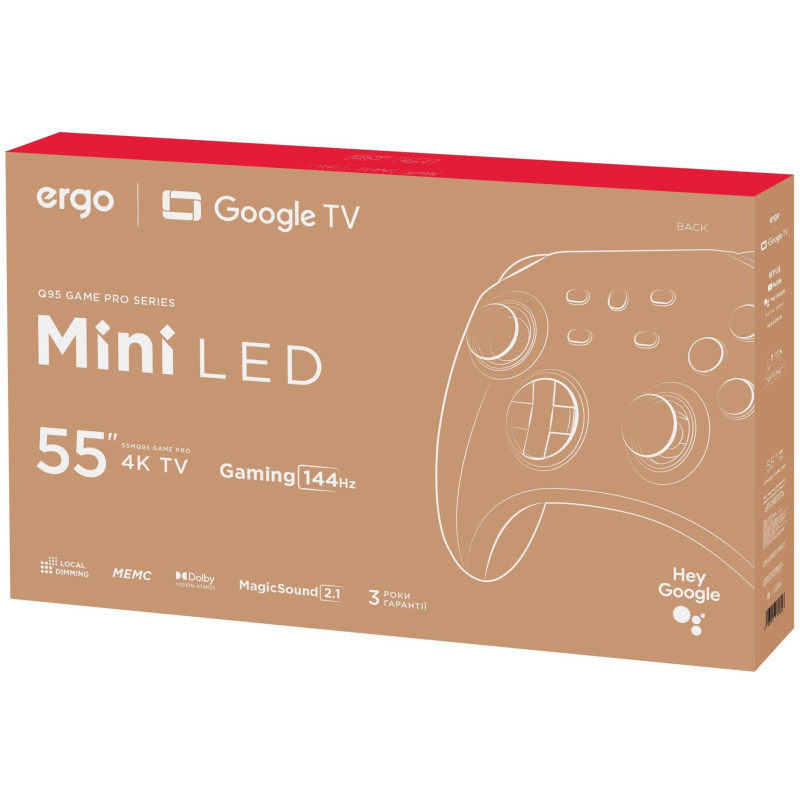Телевізор ERGO 55MQ95 Game PRO