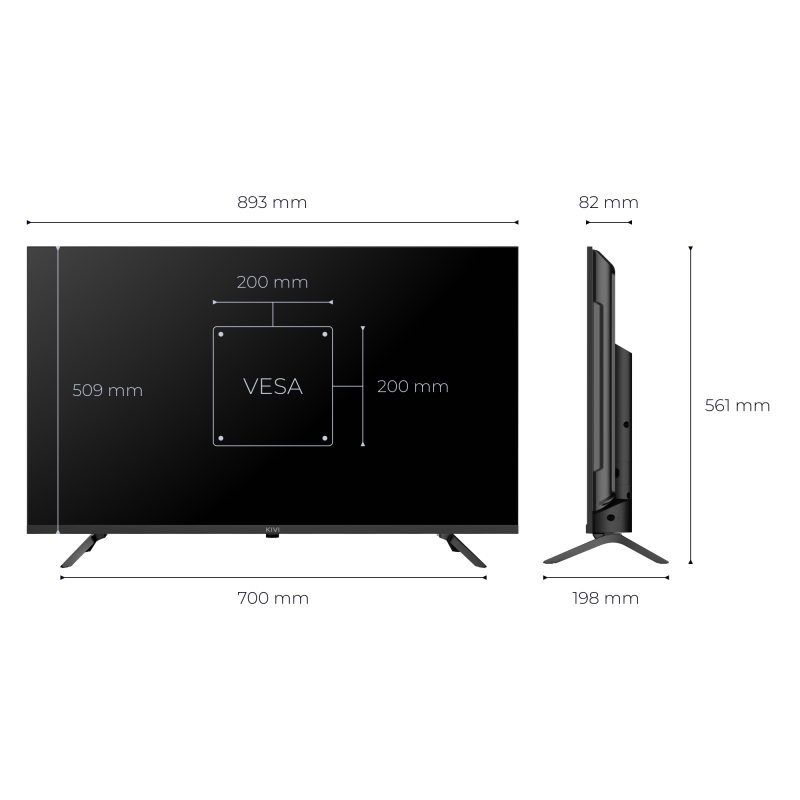 Телевізор Kivi 40F820KB