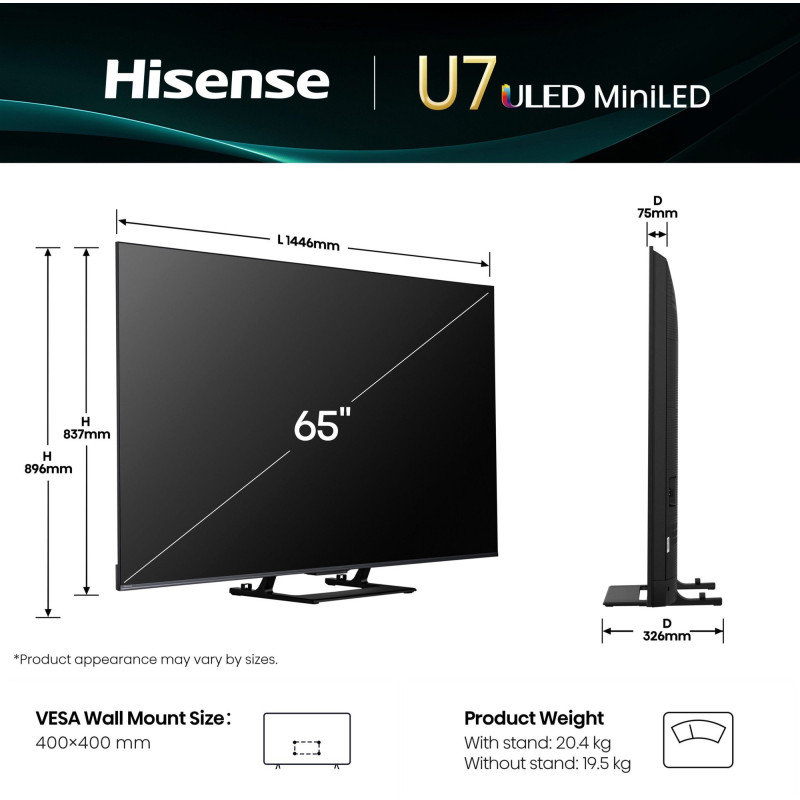 Телевізор Hisense 65U7Q