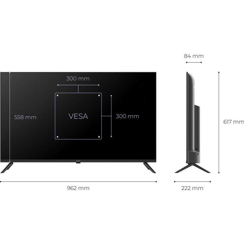 Телевізор Kivi 43U740NB Smart TV