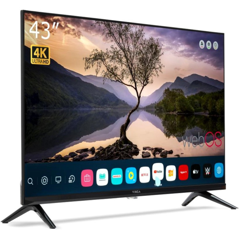 Телевізор Vinga S43UHD25BWEB