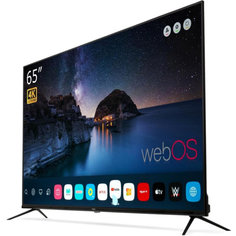 Телевізор Vinga S65UHD25BWEB