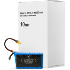 Акумулятор для дрона Vinga Li-Ion 6S3P 15000mAh коробка 10 шт. (V6S3P-10PCS-15000MAH)